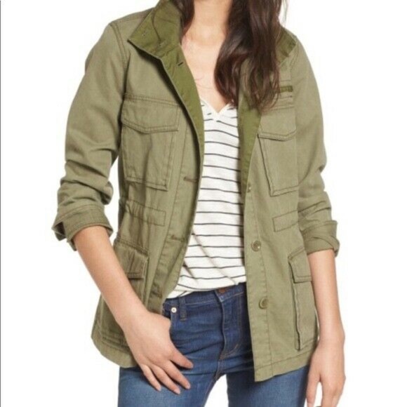 Madewell Jackets & Blazers - NWOT Madewell Army Olive Green Utility Jacket